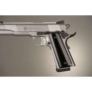  Hogue Colt & 1911 Government Grips Aluminum Brushed Gloss 