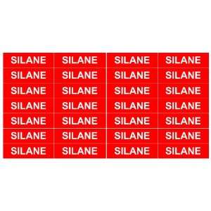 SILANE ____Gas Pipe Tubing Labels__ 3/8 Height 