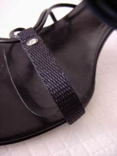 SERGIO ROSSI Strappy High Shoe sandal textile swarovski diamate and 