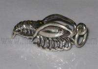 Shrimp   Prawn sterling sillver charm SSLP2723  