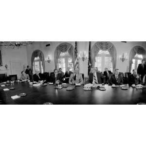  the National Security Council in the Cabinet Room of the White House 