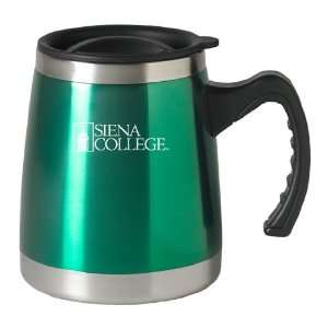 Siena College   16 ounce Squat Travel Mug Tumbler   Green