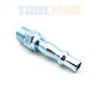 x8 1/4 BSP AIR TOOL MALE QUICK RELEASE BAYONET FITTINGS AIRLINE 