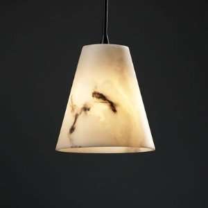   Pendant with Canopy Shade Option Cone, Metal Finish Dark Bronze