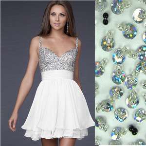 AU8~22 Shining bead sequins Luxury Mini Short Cocktail Prom Dress 