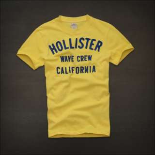 HOLLISTER MENS MALAGA BEACH T SHIRTS ALL SIZES AND COLORS NWT 