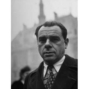  French Communist Mayor Auguste Gillot Posing for a Picture 
