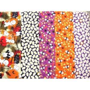  Casper the Friendly Ghost Fat Quarter Set of 5 Pieces 18 X 