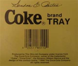 Collectible Coca Cola Tray 1990 Sandra Porter Lim Ed  