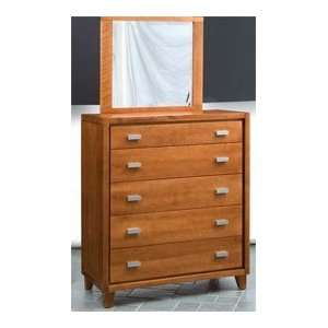  Vermont Tubbs Chelsea 5 Drawer Chest with Mirror 