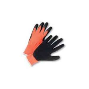  Orange Seamless Conforming Glove with Black Palm, Sold by 