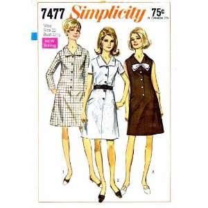   Pattern Shirtwaist Dress Size 10 Bust 32 1/2 Arts, Crafts & Sewing