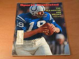 1972 BALTIMORE COLTS JOHNNY UNITAS Sports Illustrated  