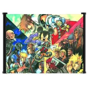  Kingdom Hearts Game Fabric Wall Scroll Poster 21 X 16 