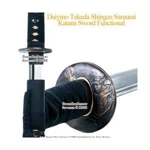  Handmade Takeda Shingen Samurai Katana Sword Sports 