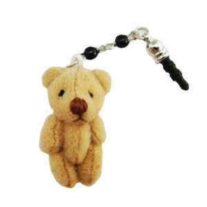 HR_Brown]Baby bear Earphone / Ear Cap accessory / Ear jack for smart 