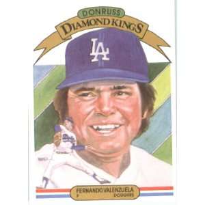  1983 Donruss # 1 Fernando Valenzuela Los Angeles Dodgers 