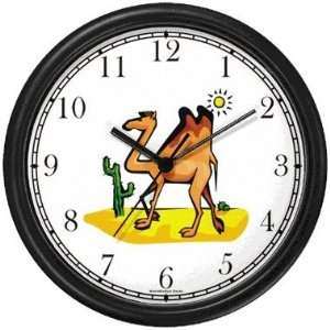  Bactrian Camel in Desert Animal Wall Clock by WatchBuddy 