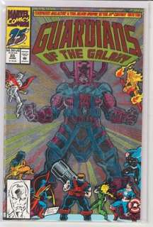 Guardians of the Galaxy #25 foil Silver Surfer 9.4  