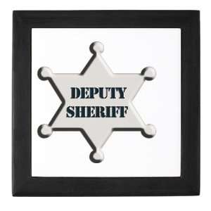 Deputy Sheriff Horse Keepsake Box by 