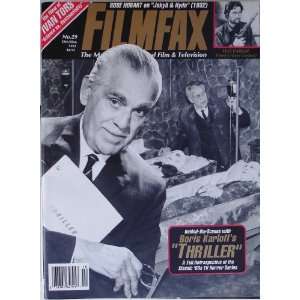 Filmfax Magazine #29 Oct./Nov. 1991 Boris Karloff, Thriller TV Series 