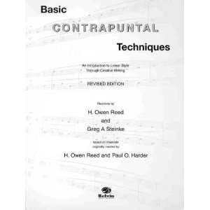  Basic Contrapuntal Techniques An Introduction to Linear 