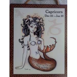   Mermaid Ceramic Wall Tile By Caron Vinson CVX08CA 