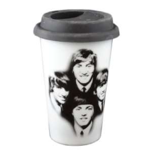  Beatles Ceramic Travel Tea/ Coffee Mug   Double Walled 