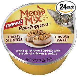 Meow Mix Pate Toppers with Real Chicken Grocery & Gourmet Food