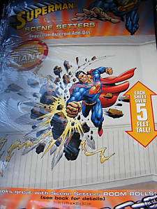 Superman Party Scene Setters Wall Mural Decoration 5  