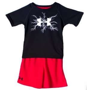   shirt and Shorts Set, Red/Black, Size 18 Months