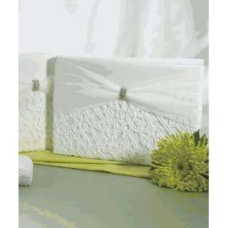    Bridal Tapestry Traditional Guest Book   Ivory