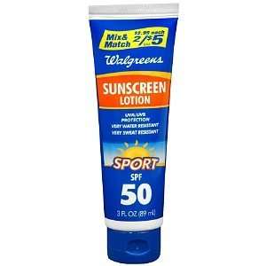   Sport SPF 50 Sunscreen Lotion, 3 fl oz Beauty