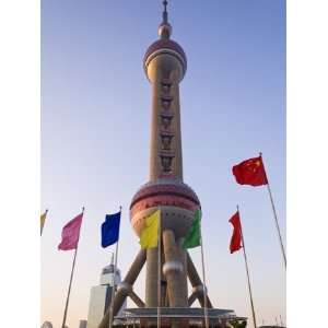 , Shanghai, Pudong, Lujiazui Financial District, Oriental Pearl Tower 