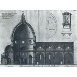  Side View of Santa Maria Del Fiore    Print