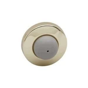   US3 Polished Brass Convex Wall Stop w/Drywall Anchor