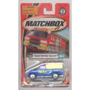 Matchbox 1999 52/75 Police BLUE Police Trouble Tracker 1 