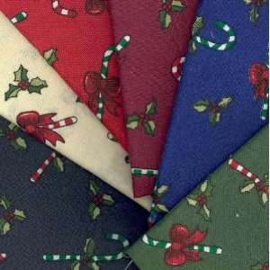  Christmas Fat Quarter Assortment Candy Canes By The Each 