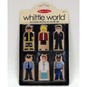  Melissa & Doug Whittle World People at Work Toys & Games
