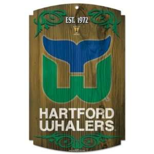  Hartford Whalers Wood Sign