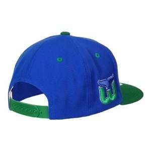  Hartford Whalers 2Tone Headliner Snapback Hat (Royal Blue 