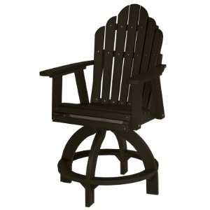  Cozi Back Swivel Counter Chair   Black Patio, Lawn 