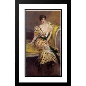  Boldini, Giovanni 17x24 Framed and Double Matted Portrait 