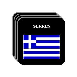  Greece   SERRES Set of 4 Mini Mousepad Coasters 