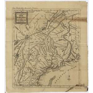  1781 map of New England,