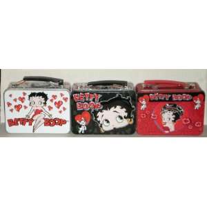  12 Pack Betty Boop Small Lunch Box Tin 