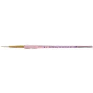  Crafters Choice White Bristle Round Brush Size 2 