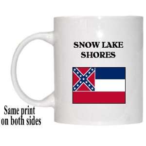   State Flag   SNOW LAKE SHORES, Mississippi (MS) Mug 