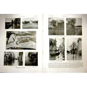  Floods France Paris Rennes Seine French Print 1936
