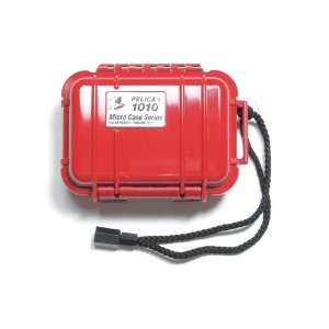  Pelican 1010 Watertight Case With Liner   Solid Red (1010 